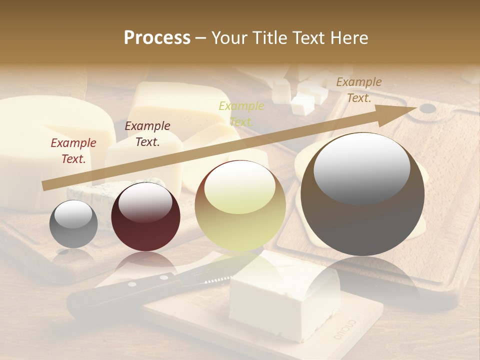 Wood Assortment Dairy Product PowerPoint Template
