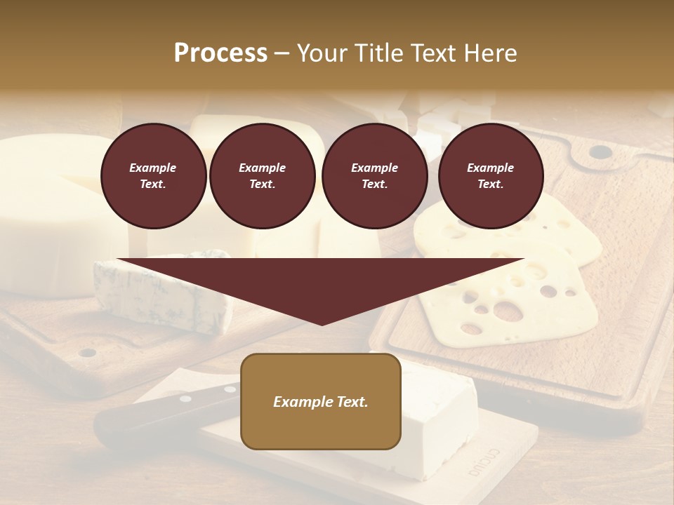 Wood Assortment Dairy Product PowerPoint Template