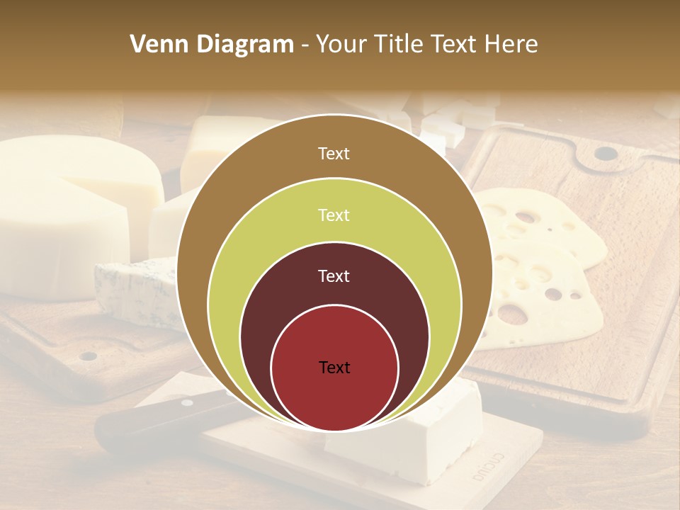 Wood Assortment Dairy Product PowerPoint Template