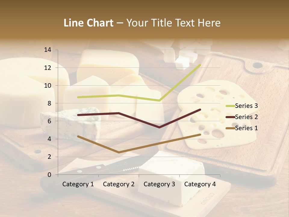 Wood Assortment Dairy Product PowerPoint Template