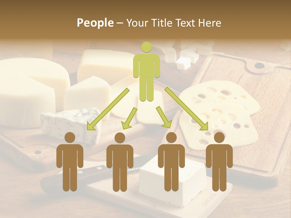 Wood Assortment Dairy Product PowerPoint Template