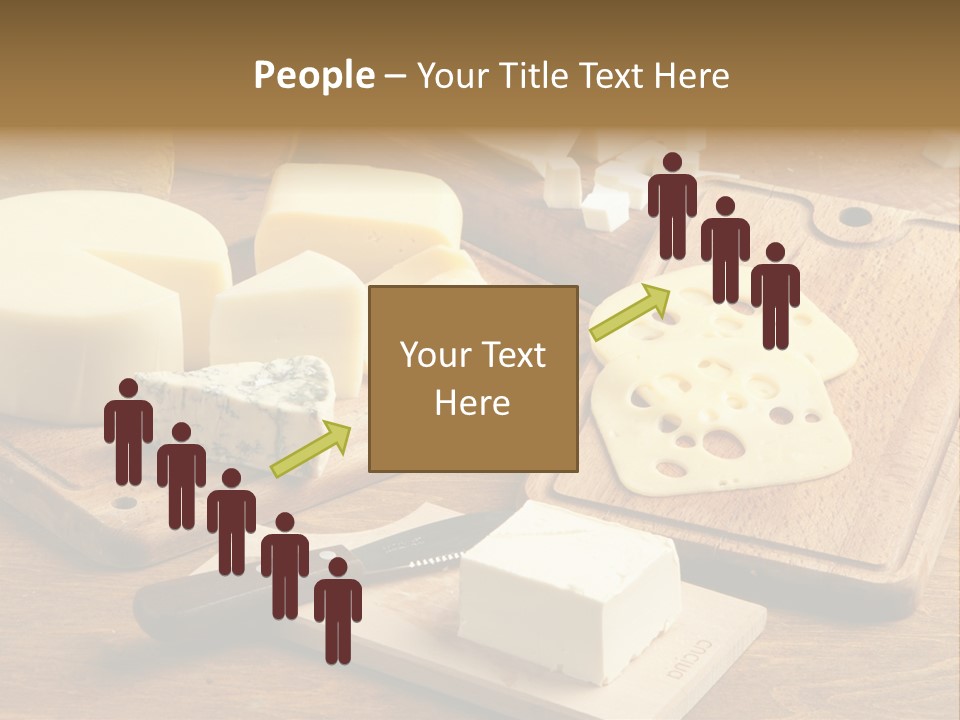 Wood Assortment Dairy Product PowerPoint Template