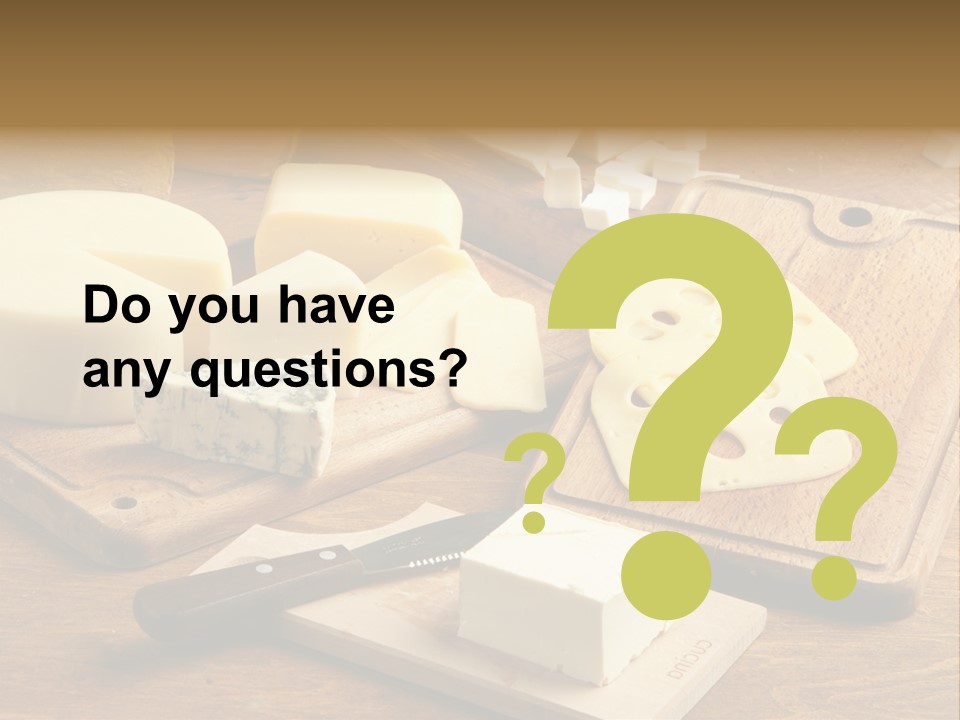 Wood Assortment Dairy Product PowerPoint Template