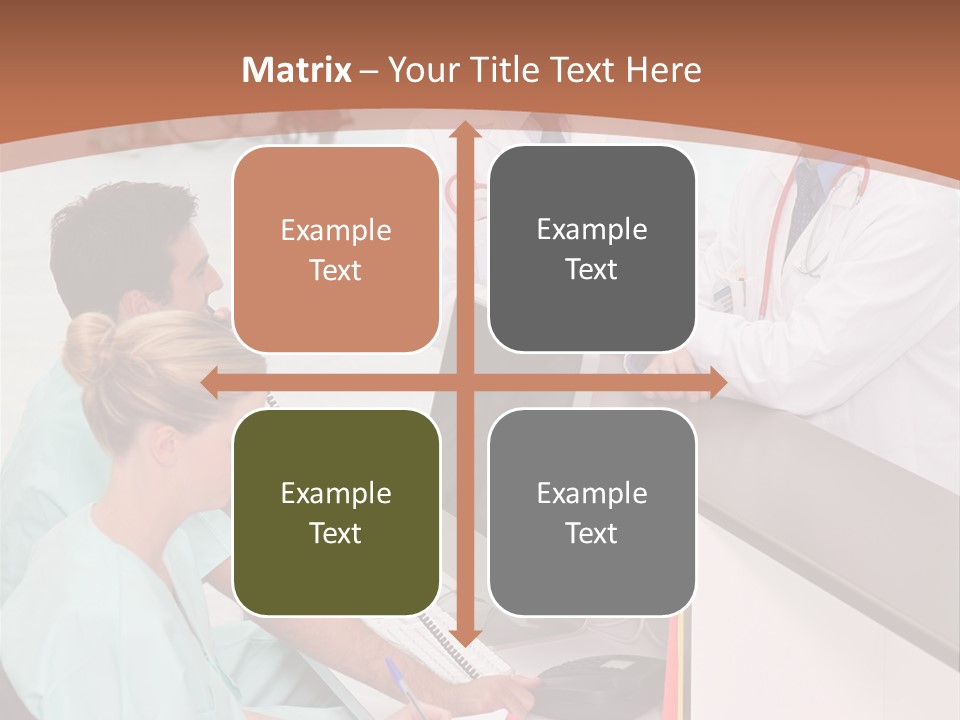 Seated Man Doctor PowerPoint Template
