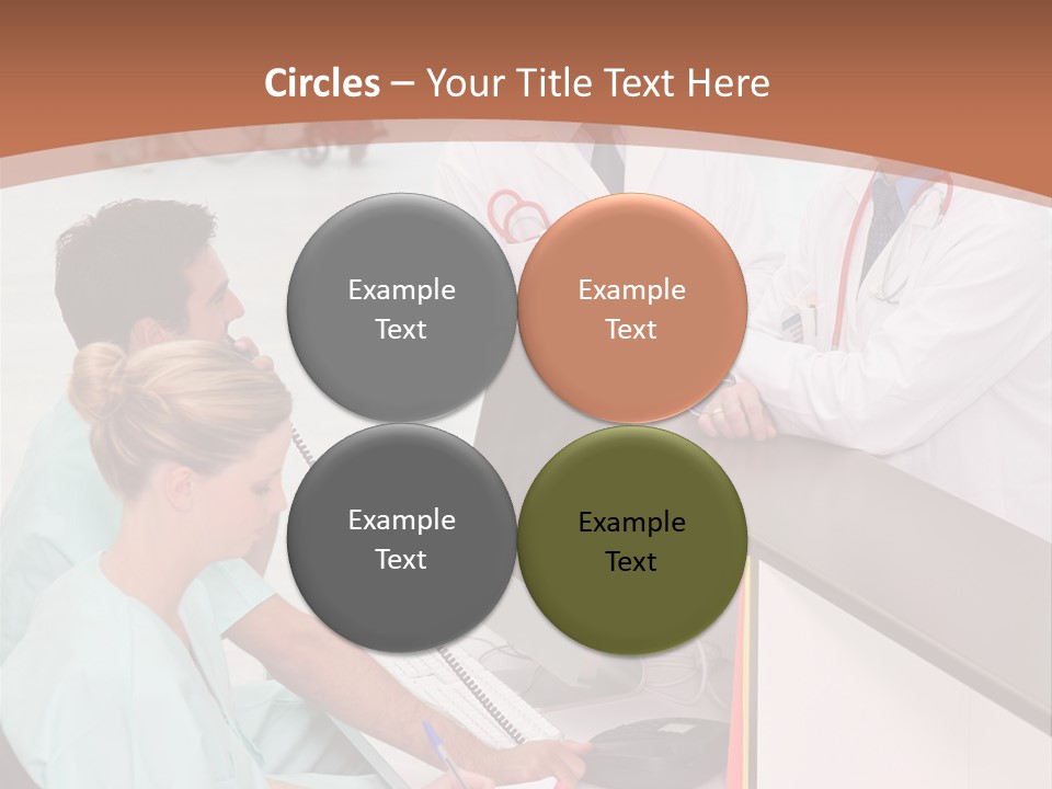 Seated Man Doctor PowerPoint Template