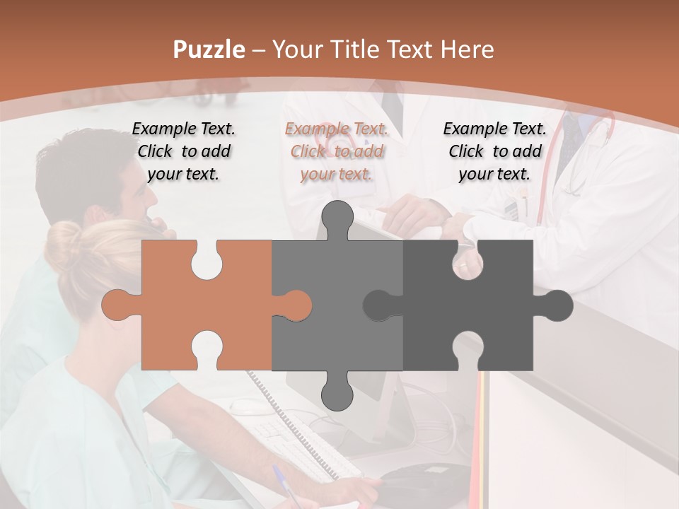 Seated Man Doctor PowerPoint Template