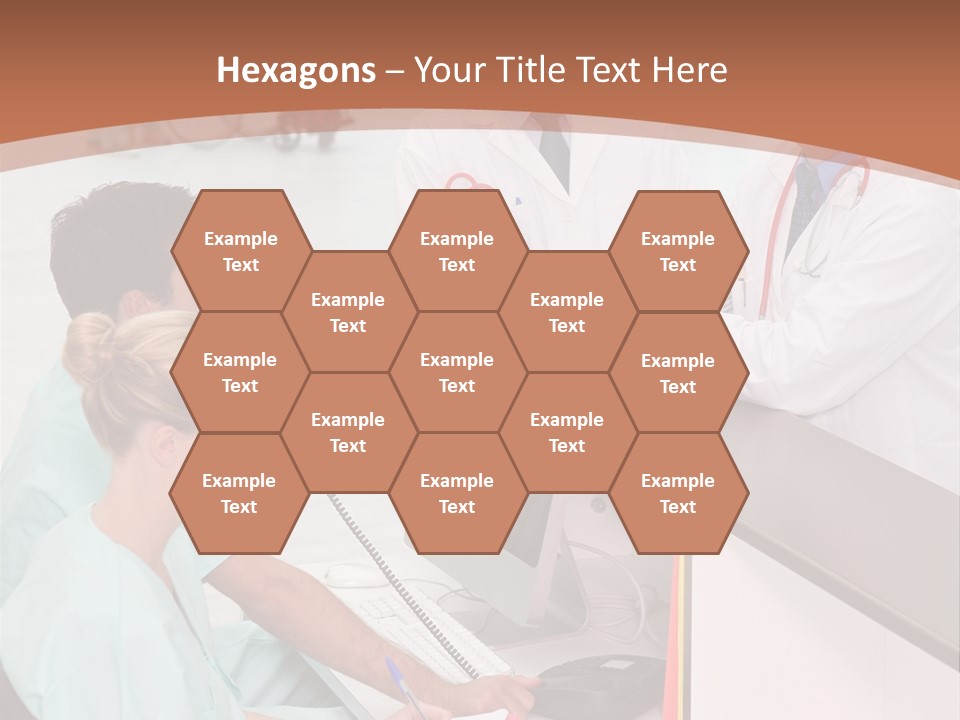 Seated Man Doctor PowerPoint Template