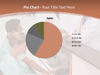 Seated Man Doctor PowerPoint Template