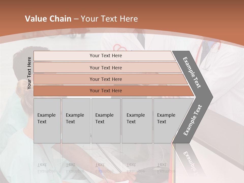 Seated Man Doctor PowerPoint Template