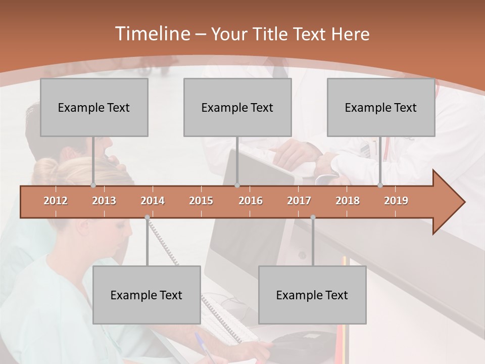 Seated Man Doctor PowerPoint Template