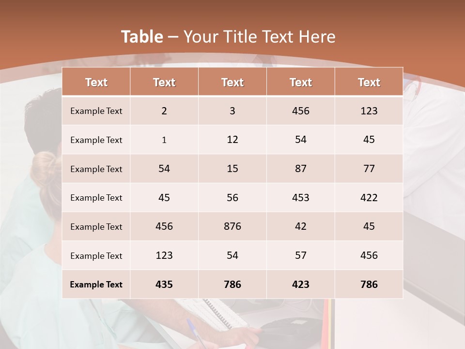 Seated Man Doctor PowerPoint Template