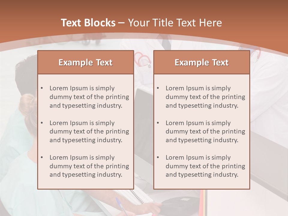 Seated Man Doctor PowerPoint Template