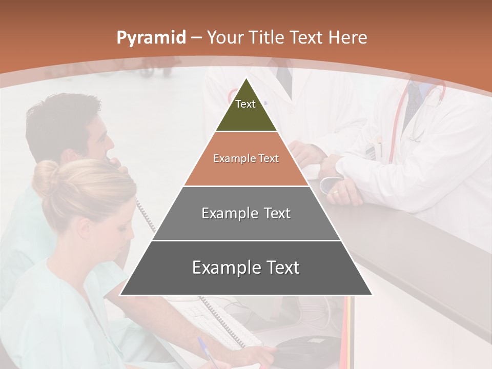 Seated Man Doctor PowerPoint Template