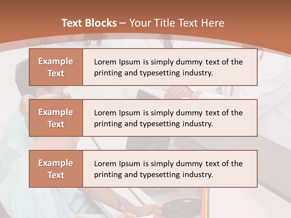 Seated Man Doctor PowerPoint Template