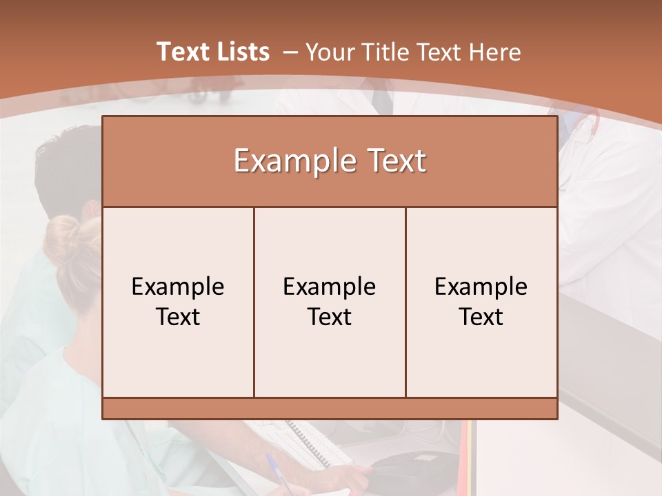 Seated Man Doctor PowerPoint Template