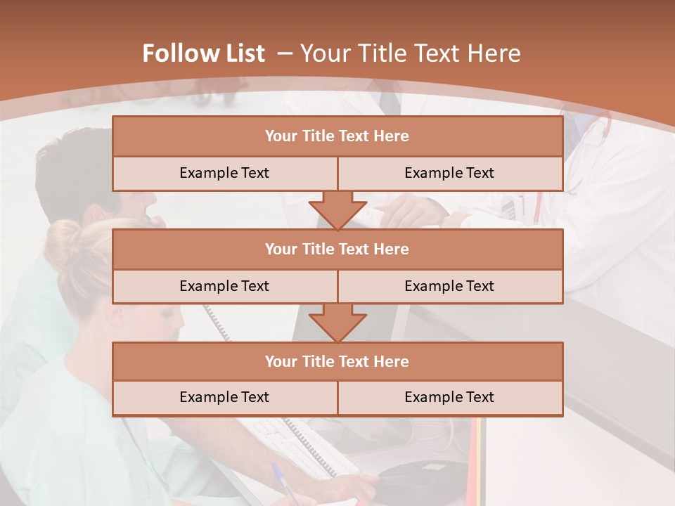 Seated Man Doctor PowerPoint Template