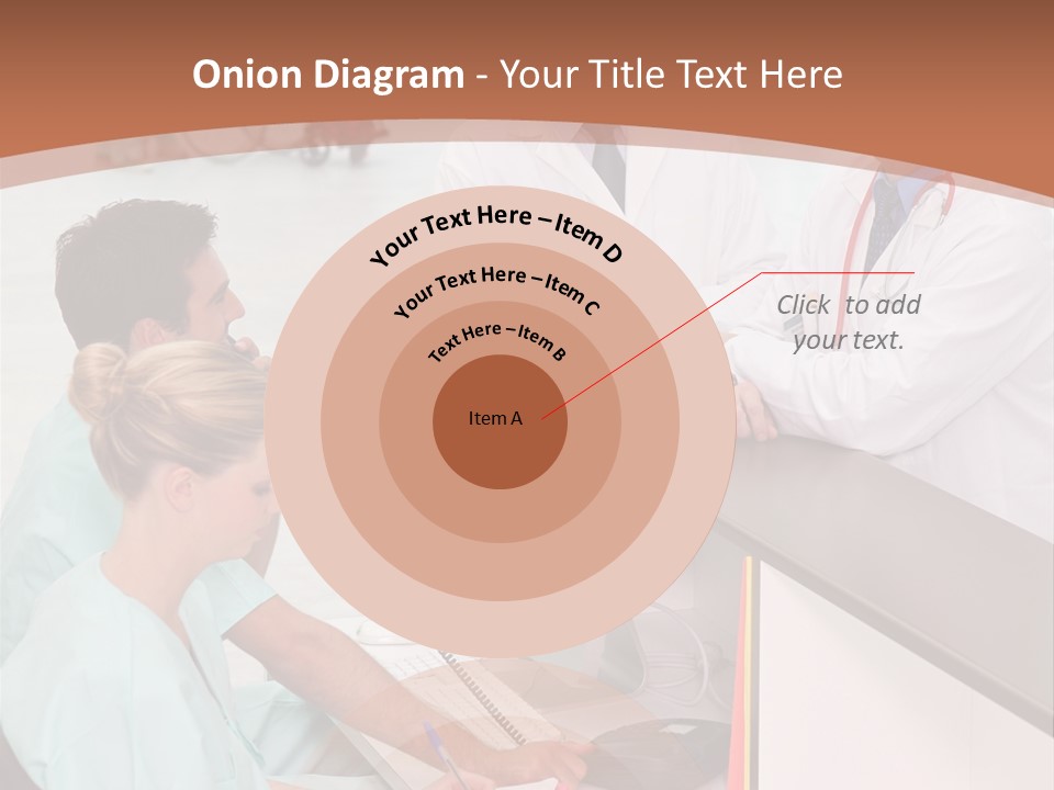 Seated Man Doctor PowerPoint Template