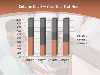 Seated Man Doctor PowerPoint Template