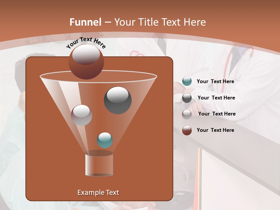 Seated Man Doctor PowerPoint Template
