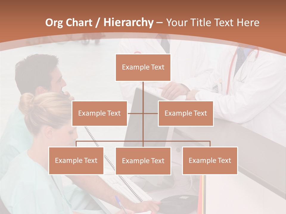 Seated Man Doctor PowerPoint Template