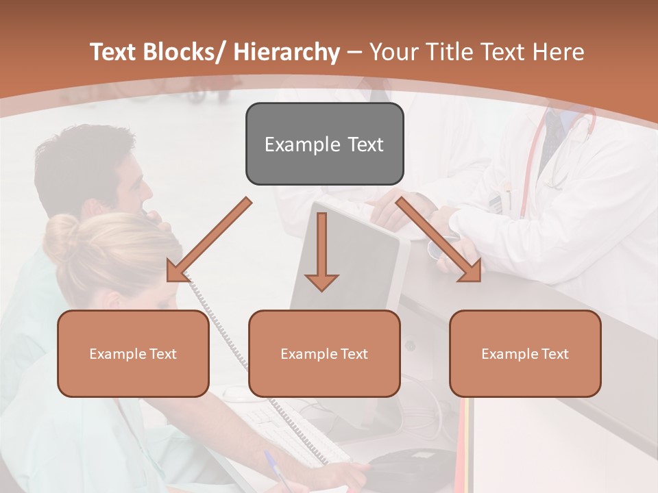 Seated Man Doctor PowerPoint Template