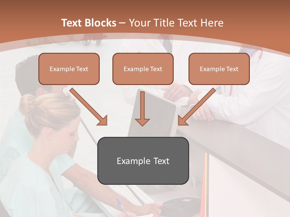 Seated Man Doctor PowerPoint Template