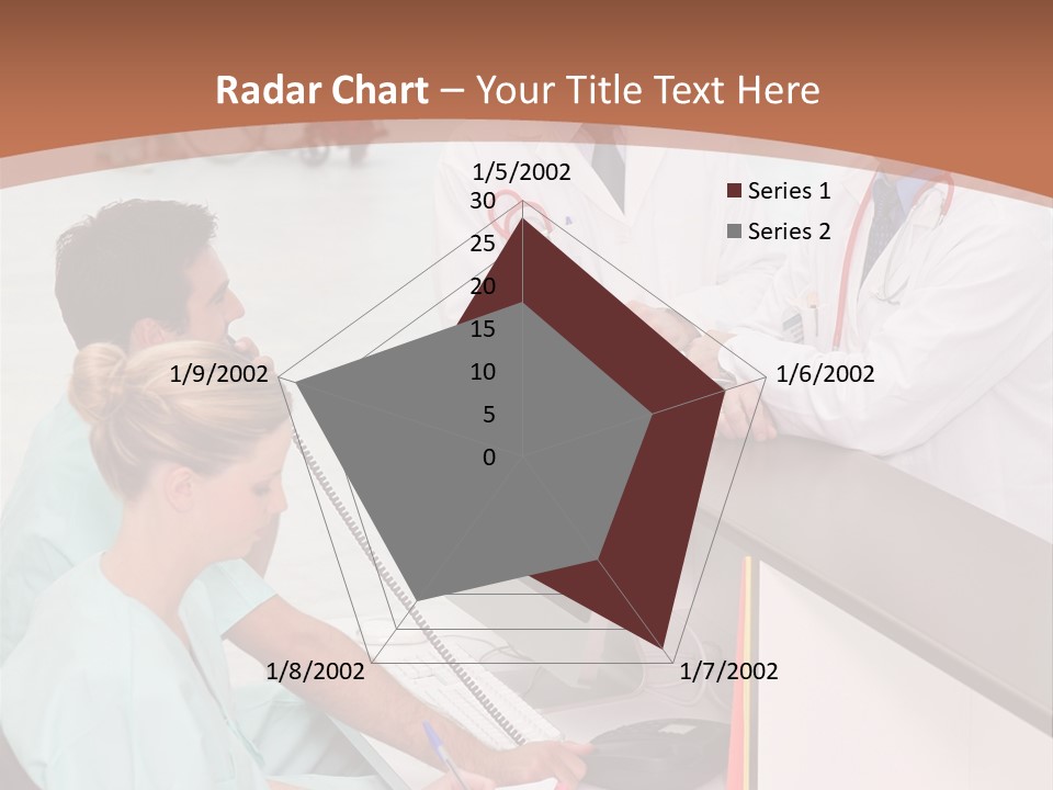 Seated Man Doctor PowerPoint Template