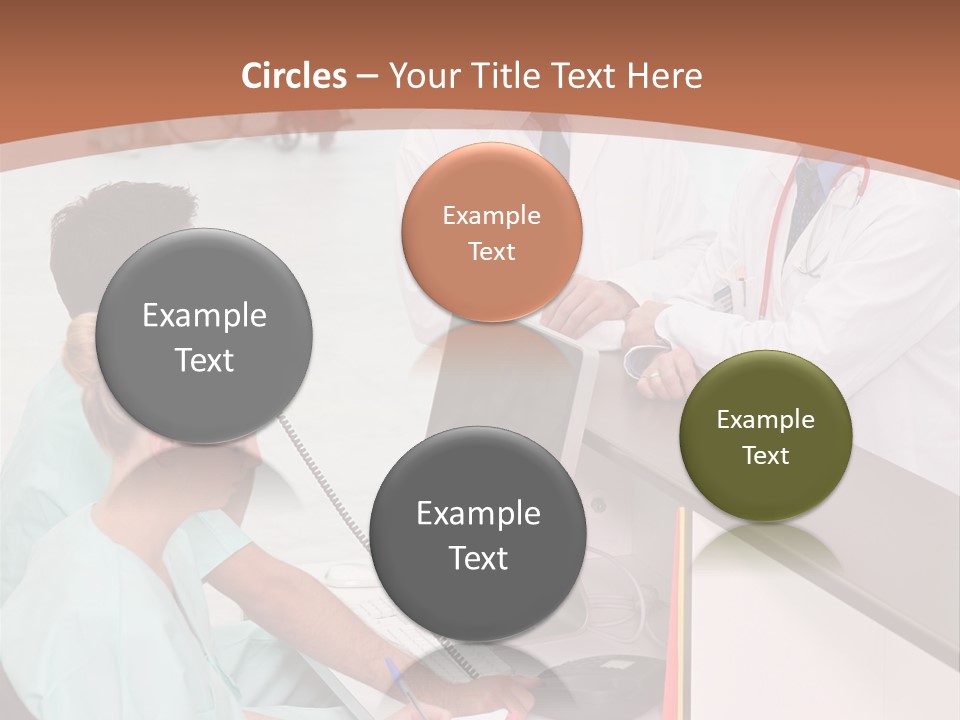 Seated Man Doctor PowerPoint Template