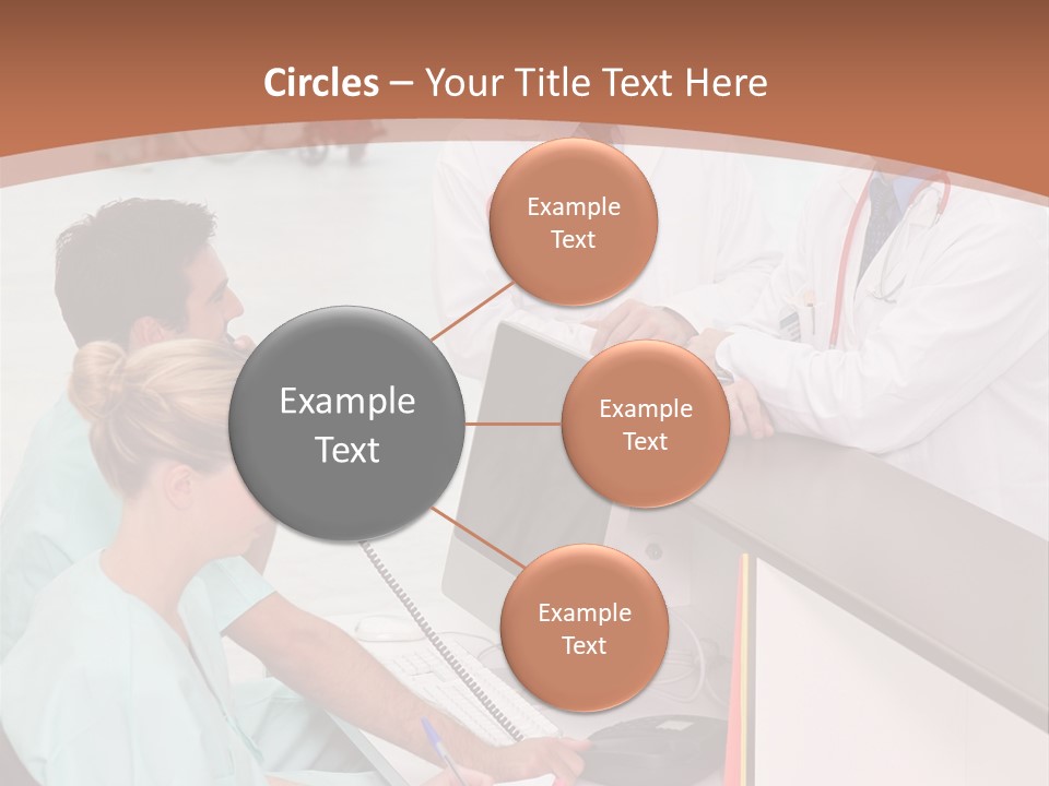 Seated Man Doctor PowerPoint Template