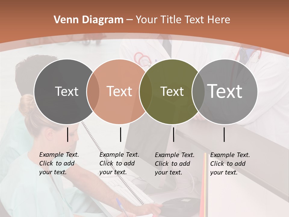 Seated Man Doctor PowerPoint Template