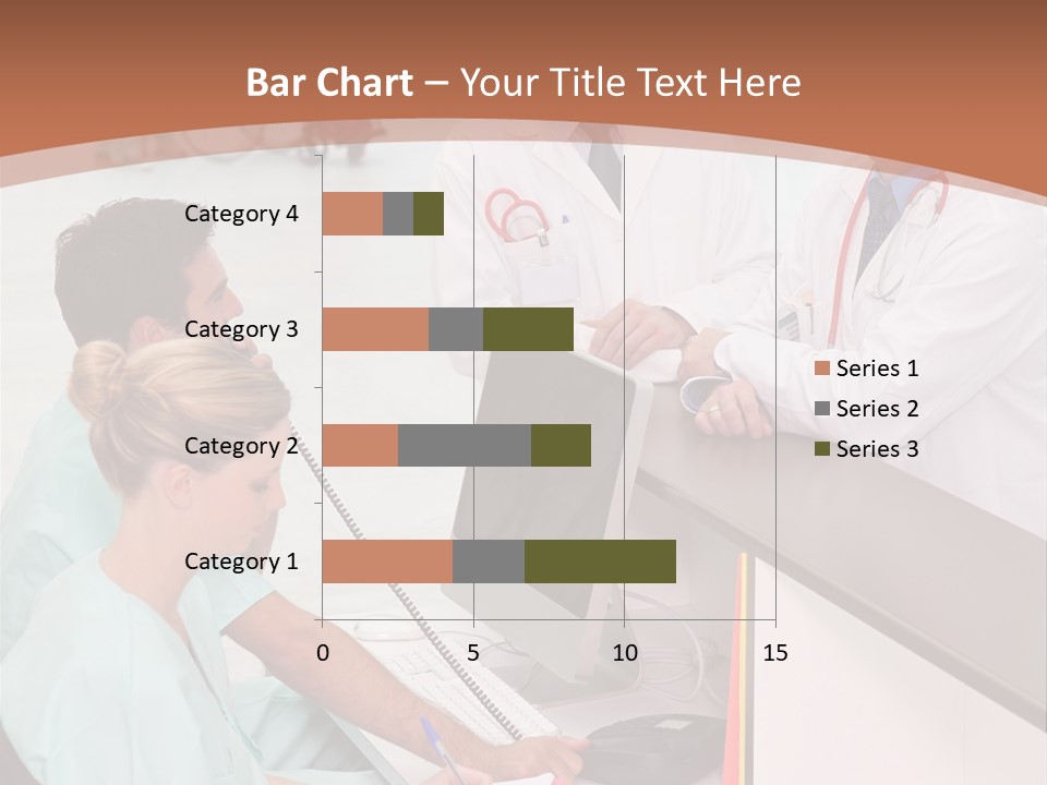 Seated Man Doctor PowerPoint Template