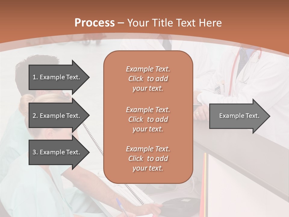 Seated Man Doctor PowerPoint Template