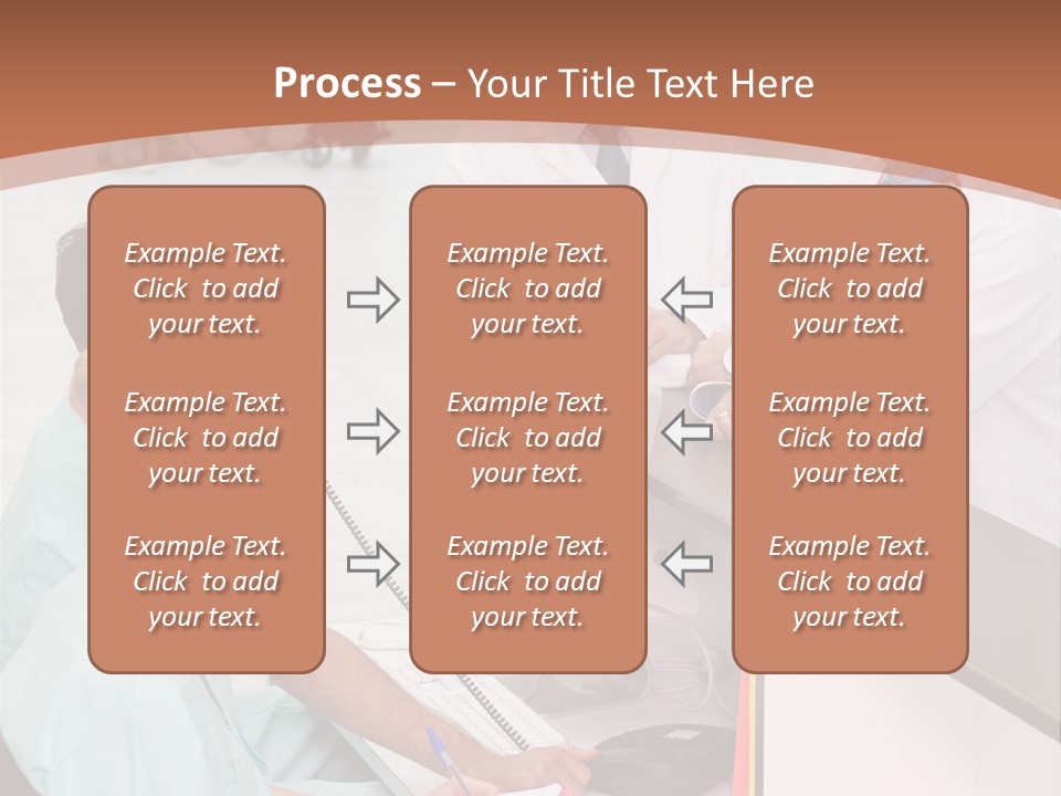 Seated Man Doctor PowerPoint Template