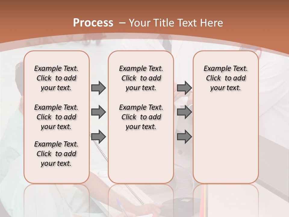 Seated Man Doctor PowerPoint Template
