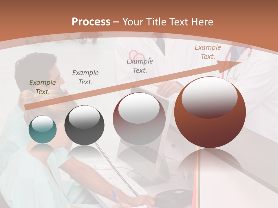 Seated Man Doctor PowerPoint Template