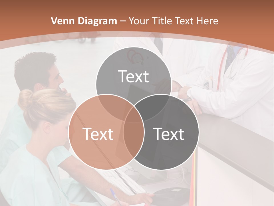 Seated Man Doctor PowerPoint Template