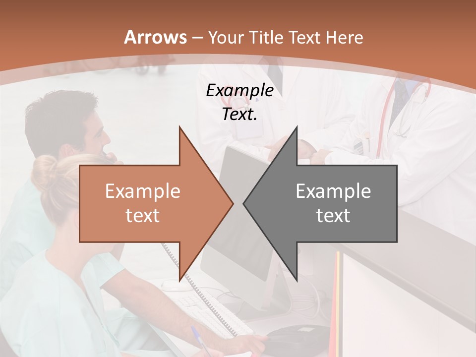 Seated Man Doctor PowerPoint Template