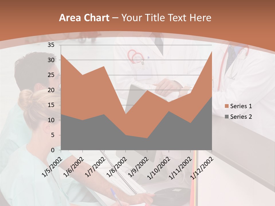 Seated Man Doctor PowerPoint Template
