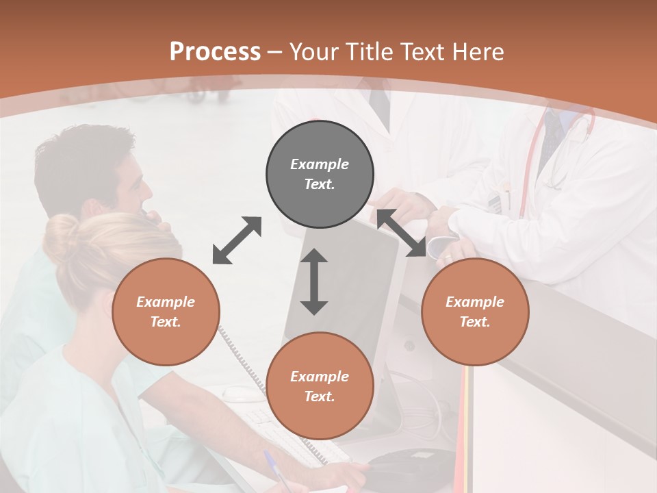 Seated Man Doctor PowerPoint Template