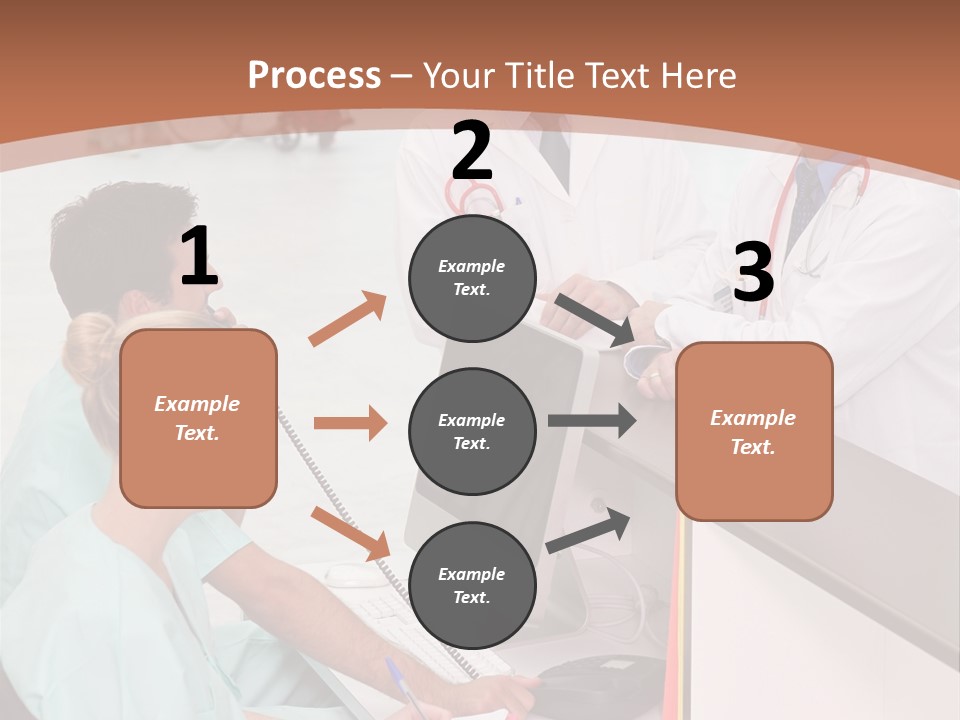 Seated Man Doctor PowerPoint Template