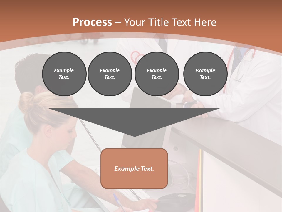 Seated Man Doctor PowerPoint Template