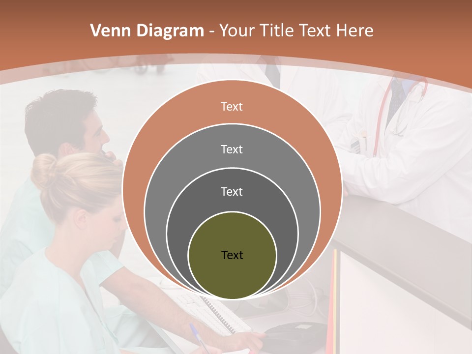 Seated Man Doctor PowerPoint Template