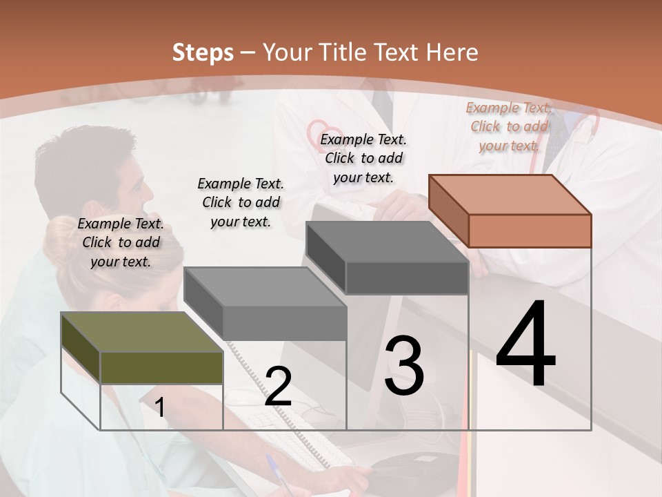 Seated Man Doctor PowerPoint Template