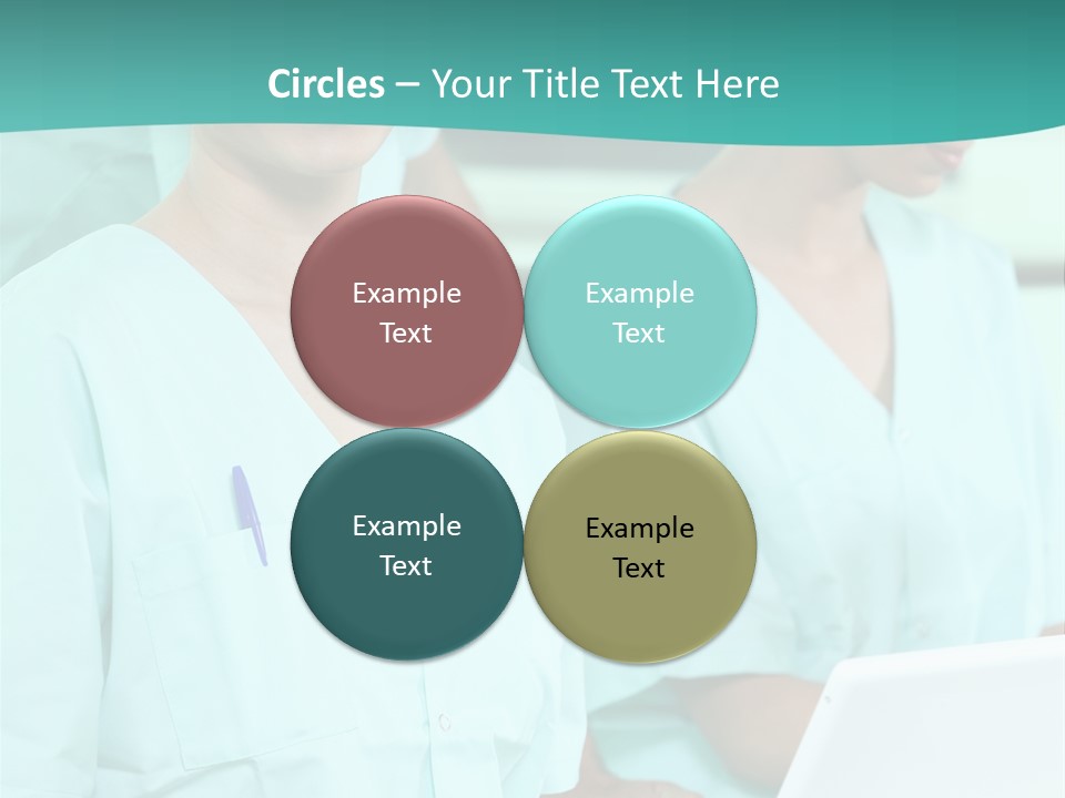 Working Smiling Smock PowerPoint Template