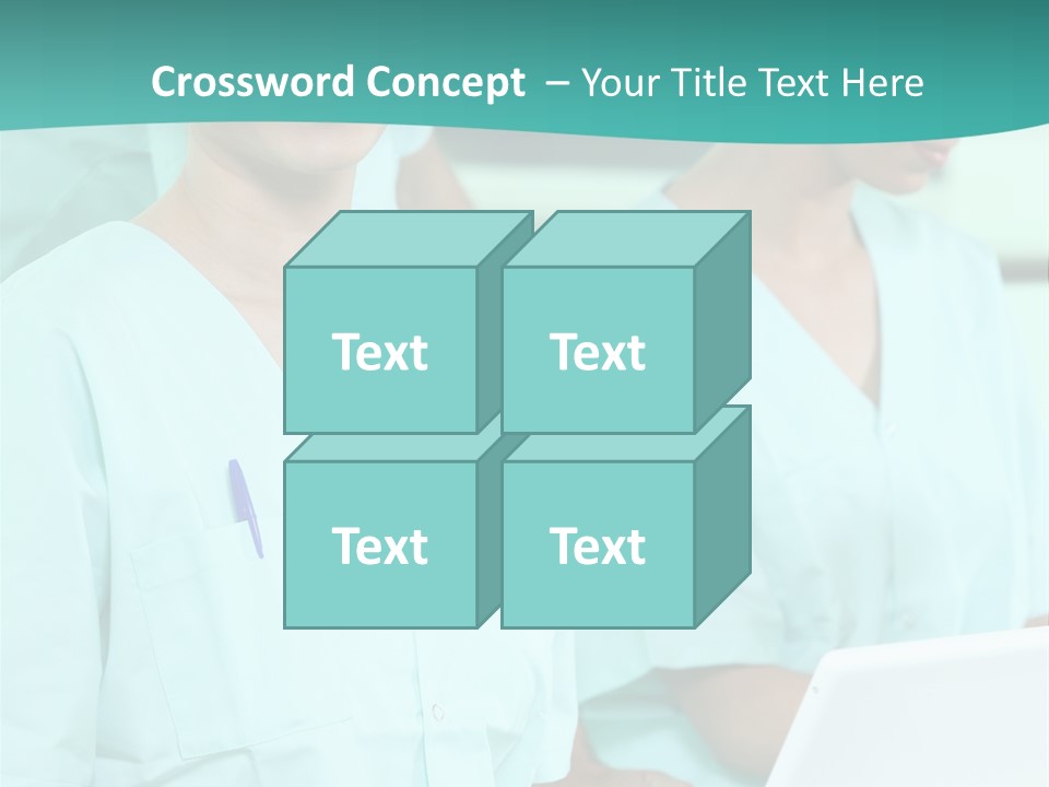 Working Smiling Smock PowerPoint Template