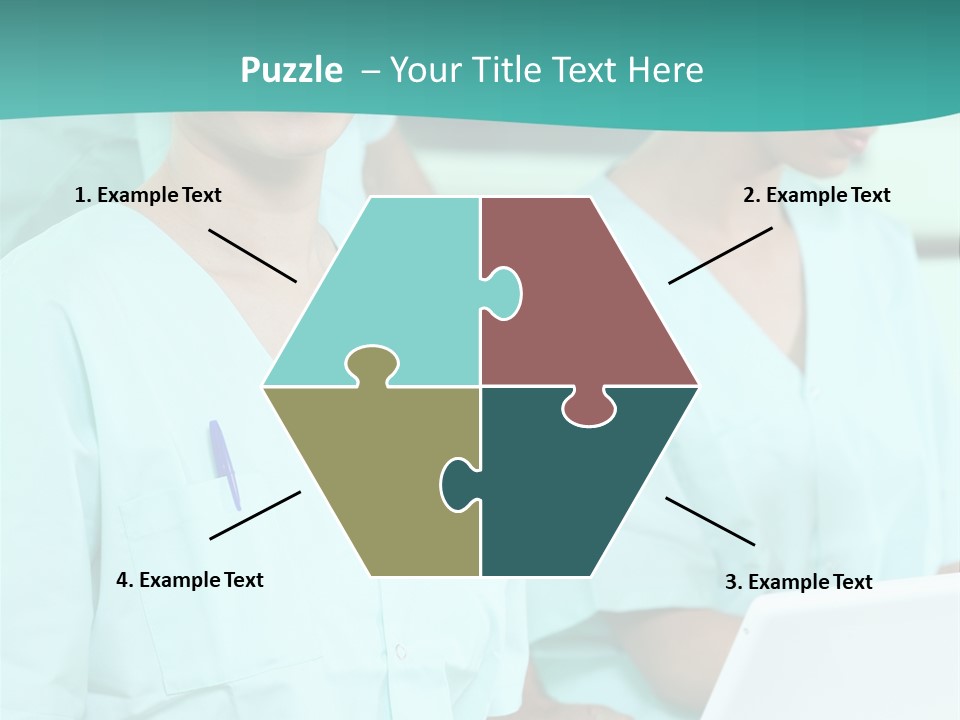 Working Smiling Smock PowerPoint Template