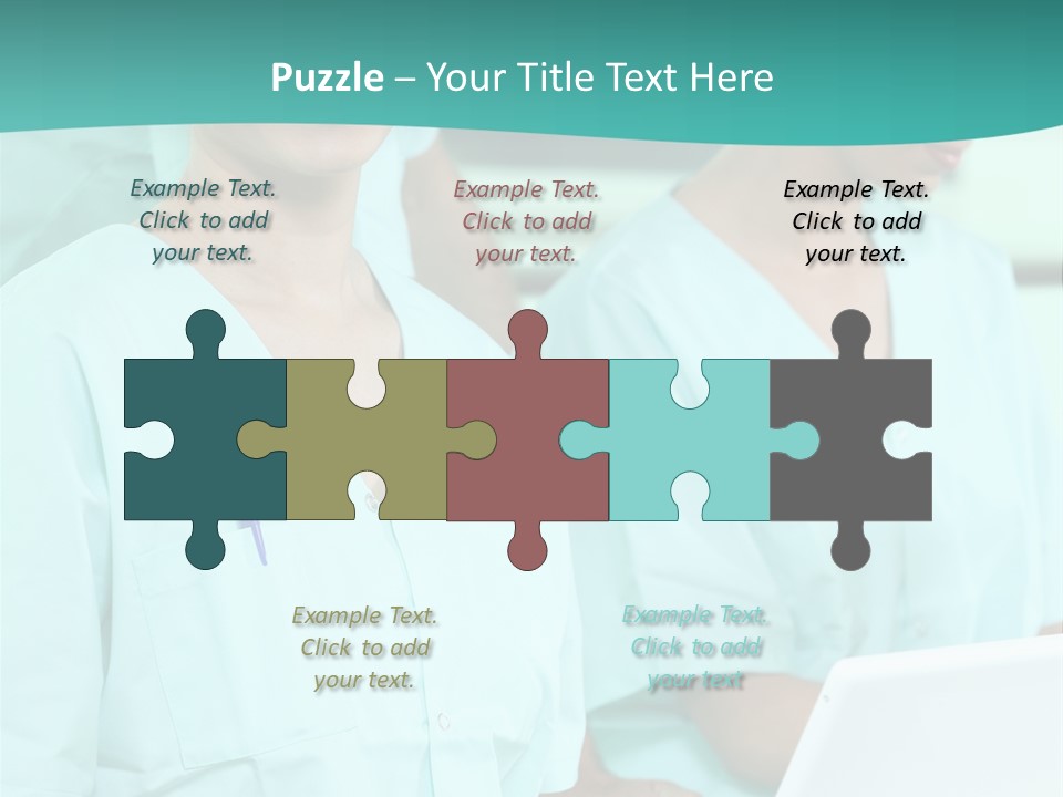 Working Smiling Smock PowerPoint Template