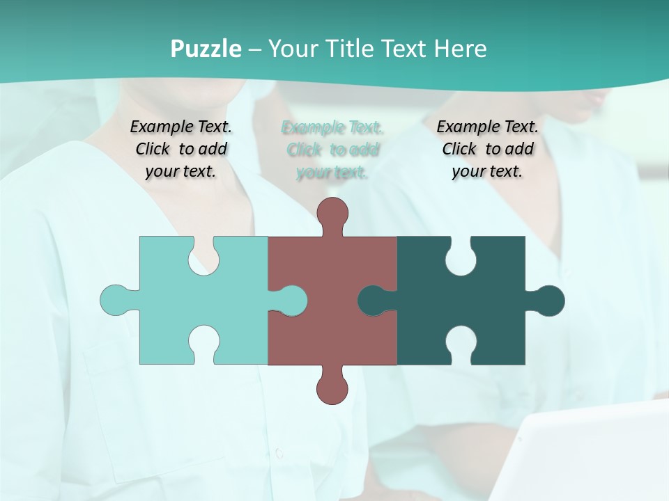 Working Smiling Smock PowerPoint Template