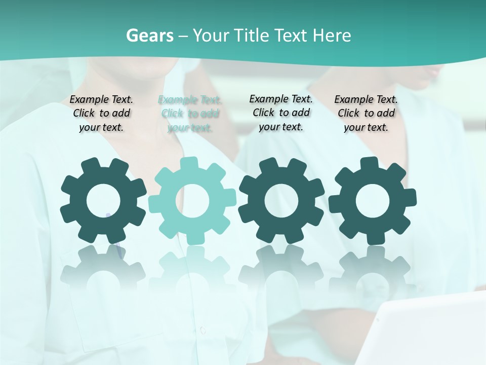 Working Smiling Smock PowerPoint Template