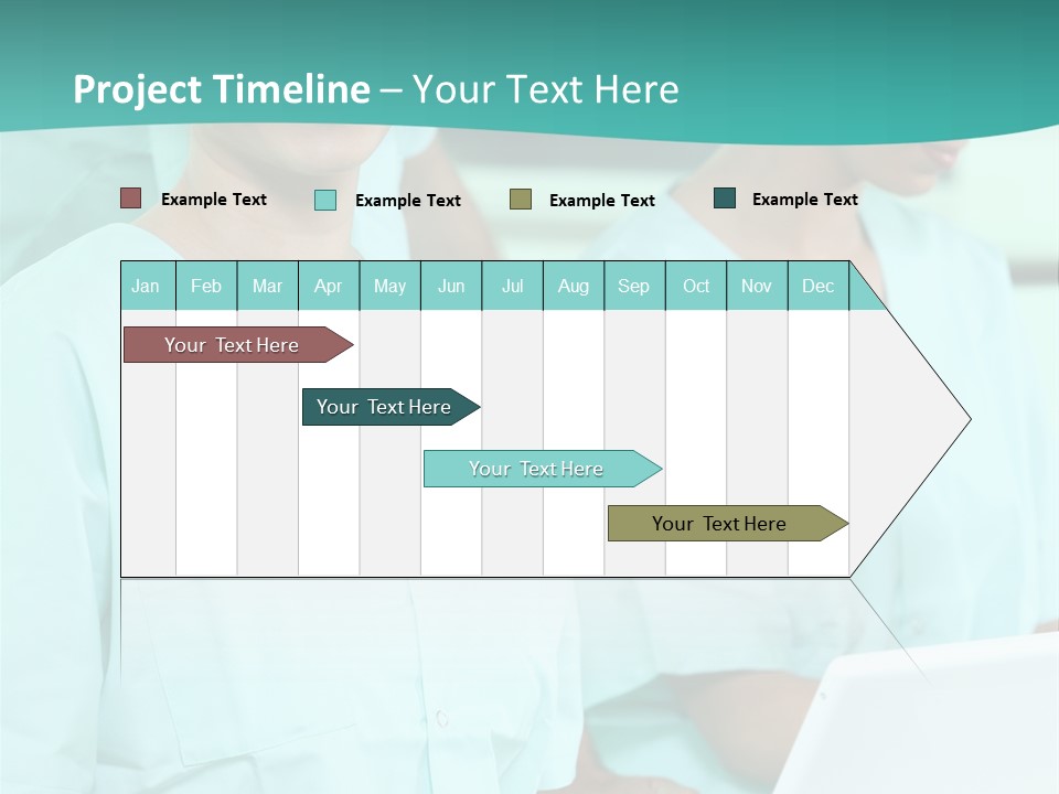 Working Smiling Smock PowerPoint Template